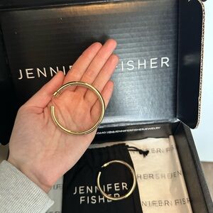 Jennifer Fisher Gold Hoop Earrings